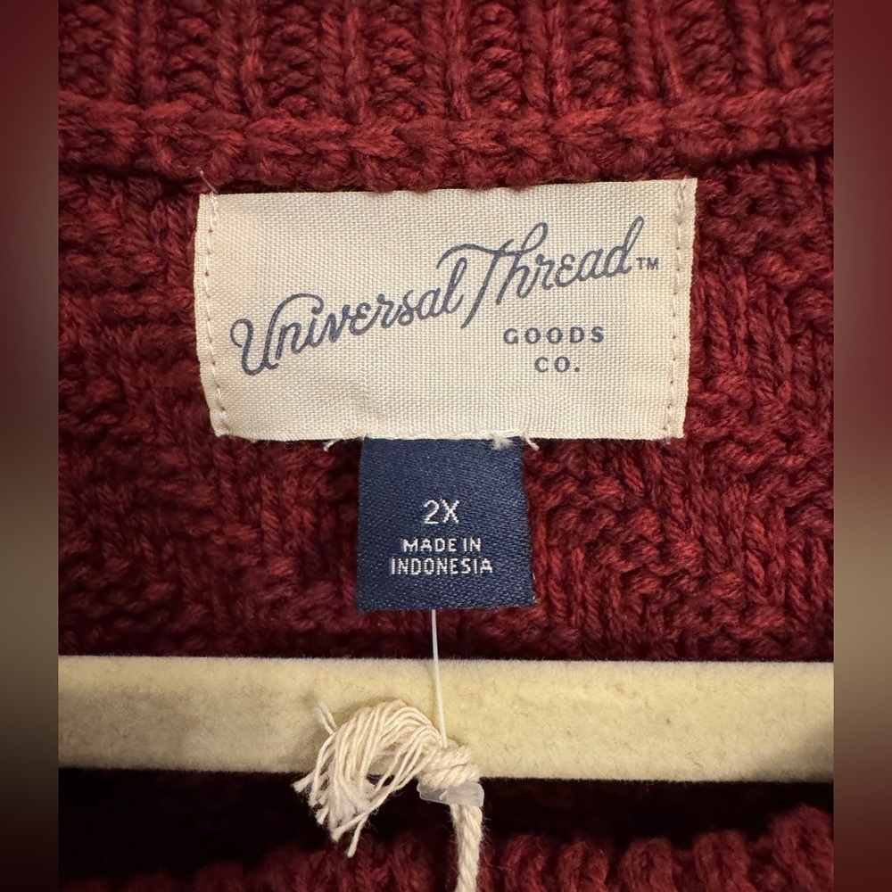 Universal Thread Burgundy Sweater - Picture 6 of 8